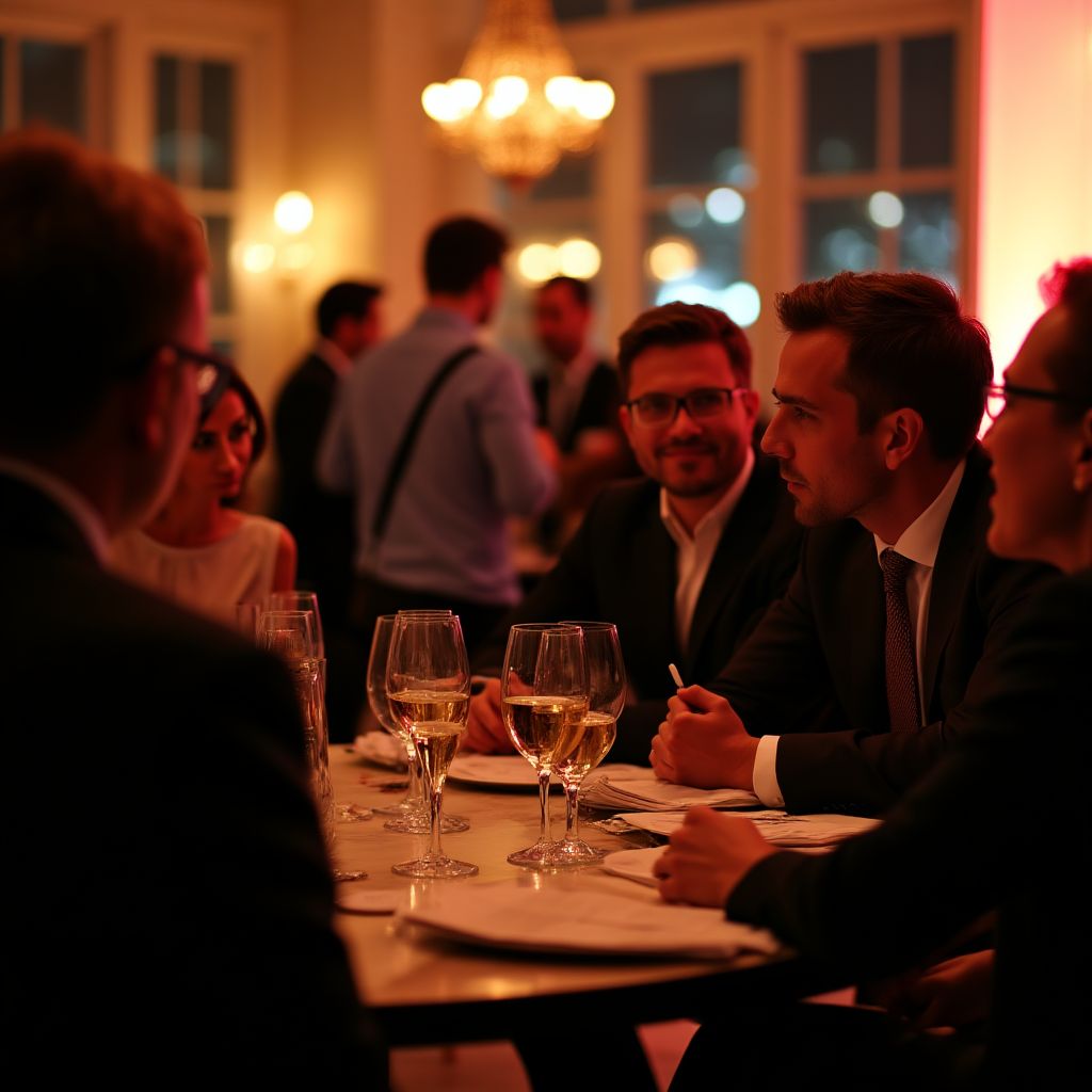 Evento de networking para inversores
